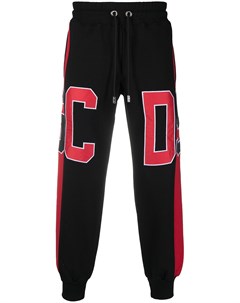 Спортивные брюки в стиле колор блок с логотипом Gcds