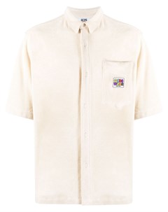 Махровая рубашка поло с нашивкой логотипом Gcds