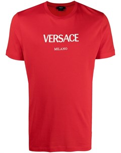 Футболка с короткими рукавами и логотипом Versace
