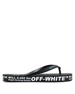 Шлепанцы с логотипом Off-white