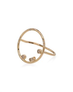 Кольцо Gravity из желтого золота с бриллиантами Xiao wang