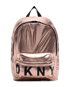 Рюкзак с логотипом и эффектом металлик Dkny kids