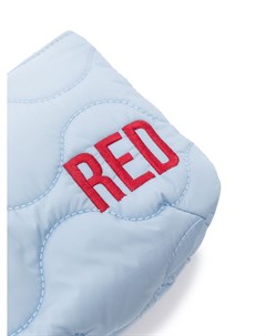 Стеганый клатч с вышитым логотипом Red(v)