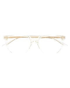 Массивные очки в D образной оправе Bottega veneta eyewear
