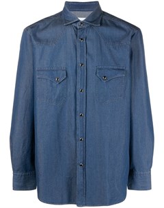 Джинсовая рубашка с нагрудными карманами Tagliatore