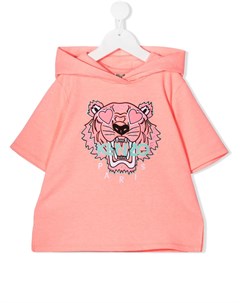 Худи с короткими рукавами и вышивкой Tiger Kenzo kids