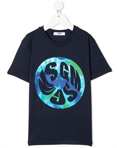 Футболка с логотипом Msgm kids