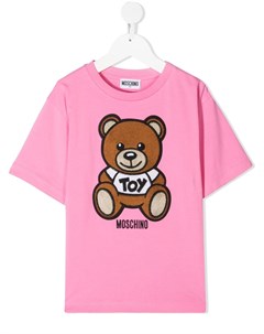 Футболка Teddy с логотипом Moschino kids