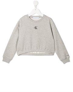 Толстовка с логотипом Calvin klein kids