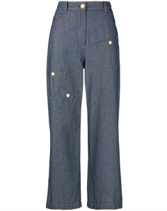 Широкие джинсы с завышенной талией Boutique moschino