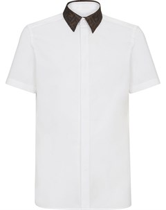 Рубашка с контрастным воротником Fendi