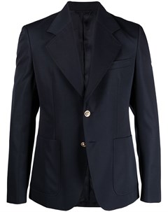 Однобортный пиджак с заостренными лацканами Versace