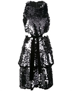 Платье без рукавов с пайетками и эффектом металлик Proenza schouler