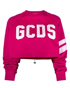 Укороченный свитер с вышитым логотипом Gcds