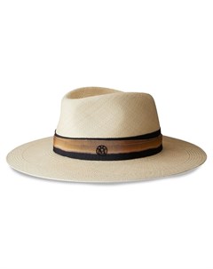 Соломенная шляпа федора Charles Maison michel