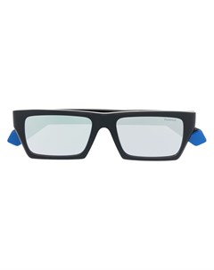Солнцезащитные очки в квадратной оправе из коллаборации с Polaroid Msgm