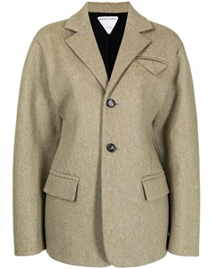 Приталенный однобортный пиджак Bottega veneta