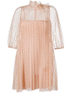 Платье с тюлем Red valentino