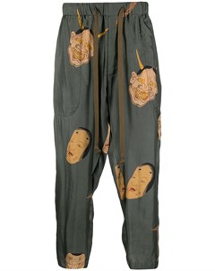 Укороченные брюки с принтом Uma wang
