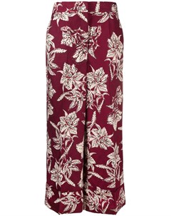 Укороченные брюки Structured Florals широкого кроя Dorothee schumacher