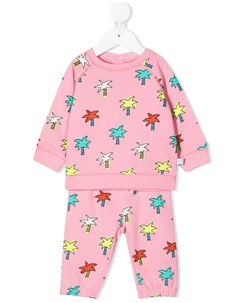 Спортивный костюм из органического хлопка с принтом Stella mccartney kids