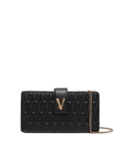Стеганая мини сумка Virtus Versace