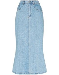 Расклешенная джинсовая юбка Louis Nanushka