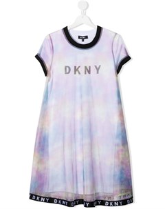 Многослойное платье с тюлем Dkny