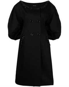 Декорированное пальто с U образным вырезом Simone rocha