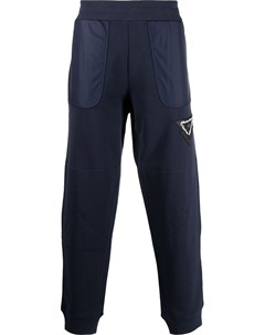 Спортивные брюки прямого кроя с нашивкой логотипом Moschino