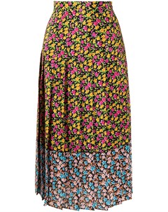 Плиссированная юбка с цветочным принтом Paul smith