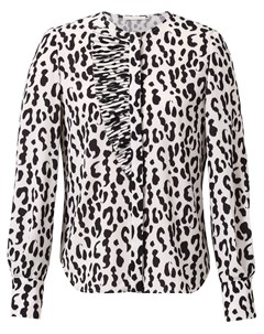 Блузка с леопардовым принтом Jason wu collection