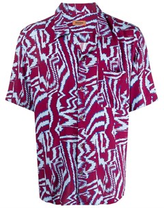 Рубашка с абстрактным принтом и короткими рукавами Missoni