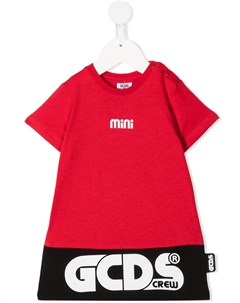 Платье в стиле колор блок с логотипом Gcds kids