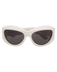 Солнцезащитные очки в массивной оправе Bottega veneta eyewear