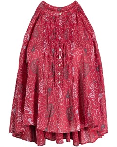 Расклешенная блузка с принтом пейсли Isabel marant etoile