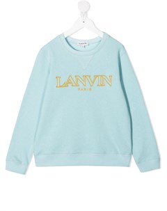 Толстовка с вышитым логотипом Lanvin enfant