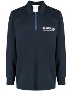 Рубашка поло с логотипом Helmut lang