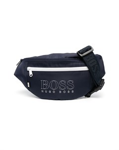 Поясная сумка с контрастной молнией и логотипом Boss kidswear
