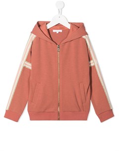 Худи на молнии с логотипом Chloé kids