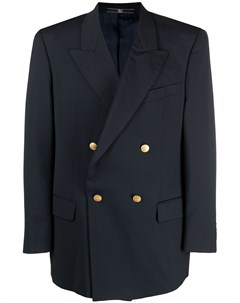 Двубортный пиджак с заостренными лацканами Valentino pre-owned