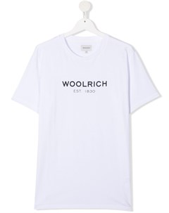 Футболка с логотипом Woolrich kids