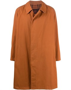 Однобортное пальто 1990 х годов Burberry pre-owned