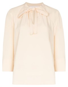 Блузка с укороченными рукавами и завязками See by chloe