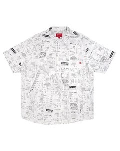 Рубашка Receipts с короткими рукавами Supreme