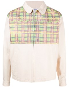 Куртка рубашка 2000 х годов с клетчатой вставкой Comme des garçons pre-owned