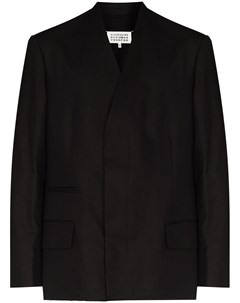 Однобортный пиджак без воротника Maison margiela