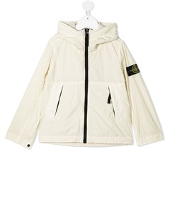 Непромокаемая куртка Crinkle Reps с капюшоном Stone island junior