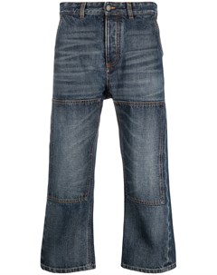 Укороченные джинсы широкого кроя Paura