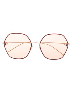 Солнцезащитные очки в геометричной оправе Pomellato eyewear